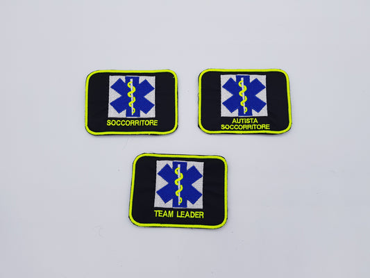 Patch con velcro  con qualifica operatore